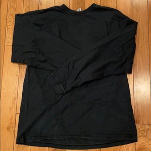 Men’s Authentic Pigment Black Long Sleeve shirt